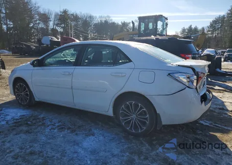 2016 Toyota Corolla L из США, поврежденный, VIN 2T1BURHE9GC726442